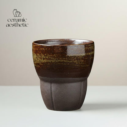 Retro Rough Ceramic Espresso Cup