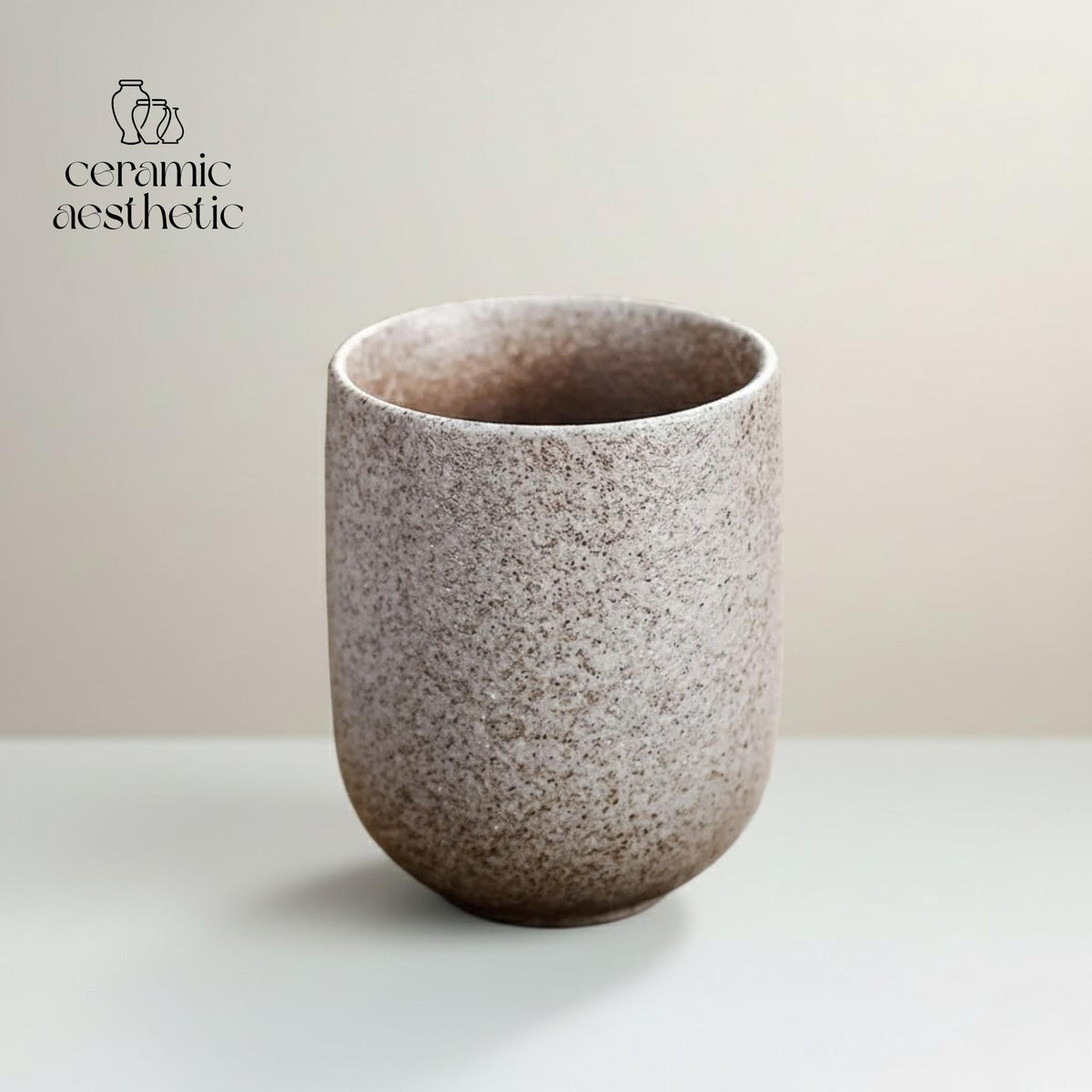 Japanese Vintage Stoneware Tea Cup