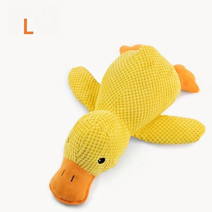 Dog Calming Duck™ – Anxiety Relief Plush Dog Toy with Quacking Sound | 2025 Mellow Ducks Calming Pillow for Indoor Dogs