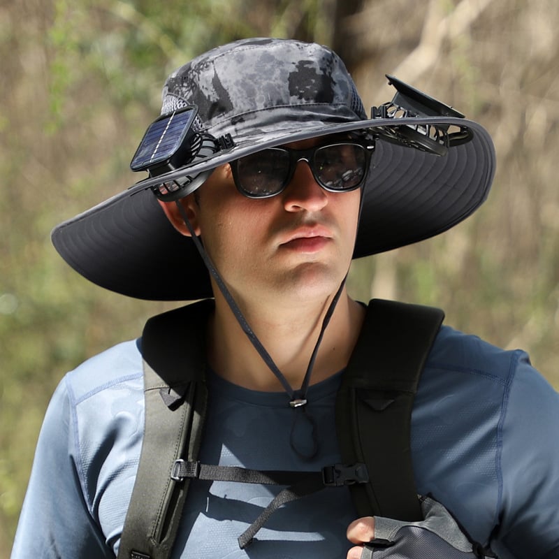Solar Fan Hat