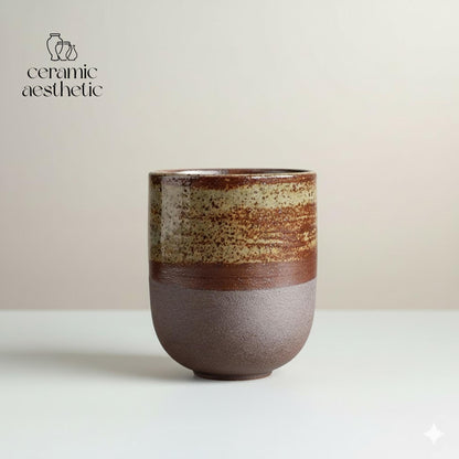 Japanese Vintage Stoneware Tea Cup