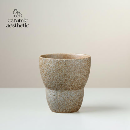 Retro Rough Ceramic Espresso Cup
