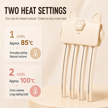 Wireless Heated Root Lift Hair Clip