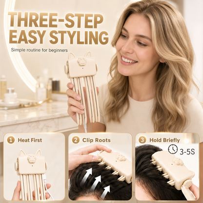 Wireless Heated Root Lift Hair Clip