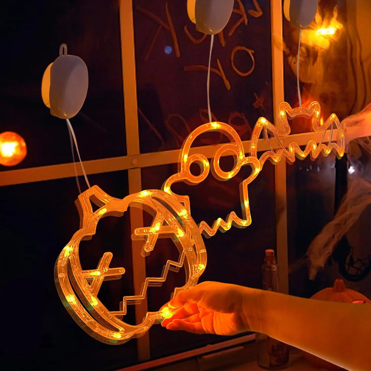 Halloween LED Window Hanging Decorations