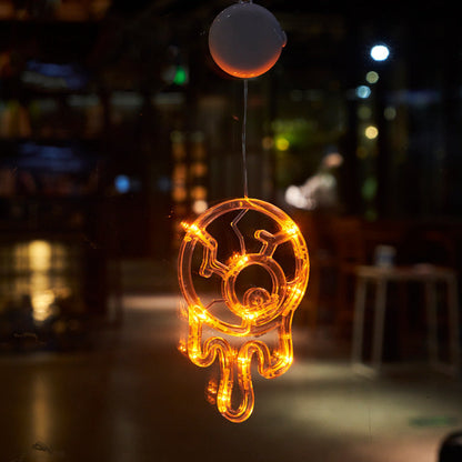 Halloween LED Window Hanging Decorations