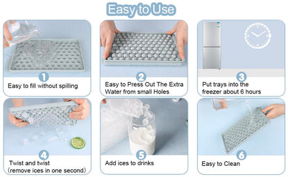 Mini Ice Cube Tray Set