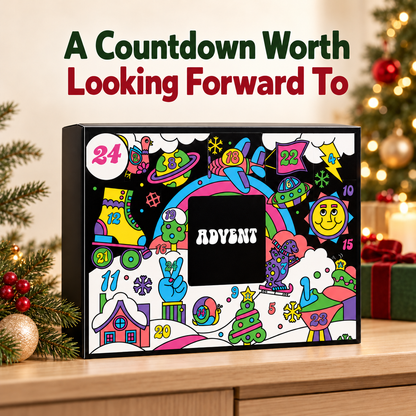 24 Days Christmas Advent Calendar Squeeze Toys Gift Box