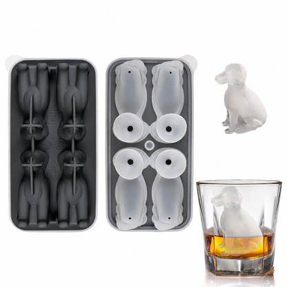 3D Animal Shaped Silicone Ice Cube Mold Tray