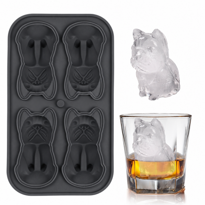 3D Animal Shaped Silicone Ice Cube Mold Tray