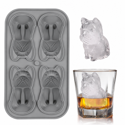 3D Animal Shaped Silicone Ice Cube Mold Tray