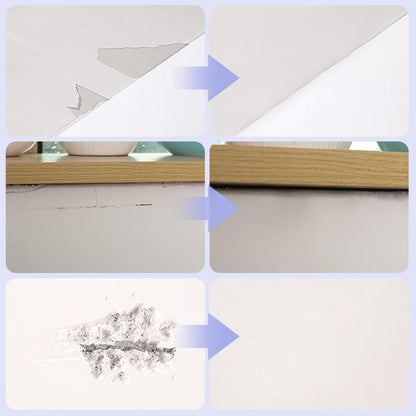 White Wall Repair Paste Mending Agent Kit with Scraper