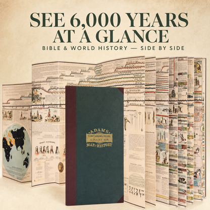 World History Timeline Foldout Chart Book – Hardcover