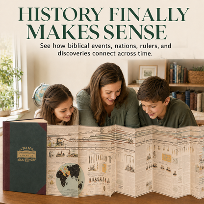 World History Timeline Foldout Chart Book – Hardcover