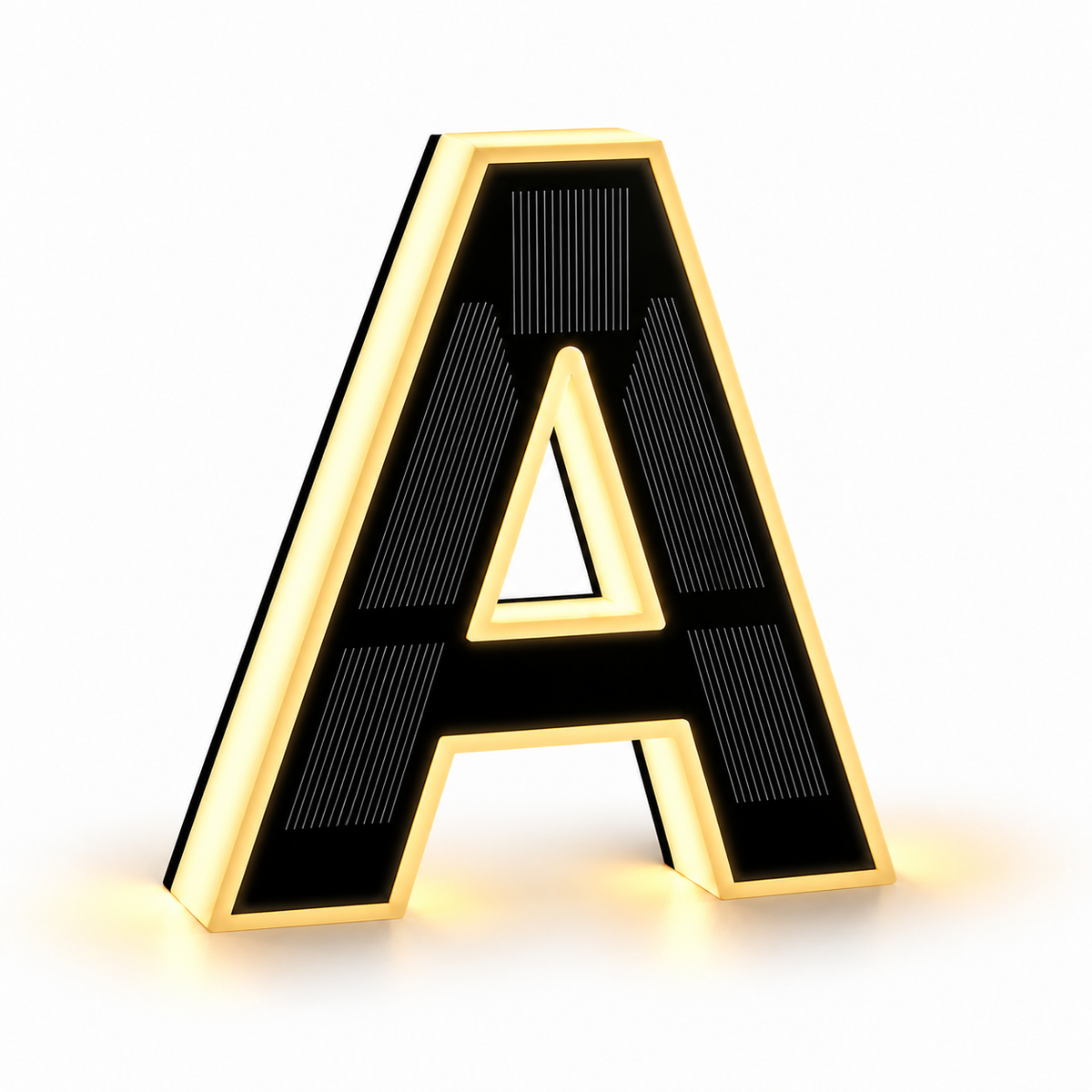 Solar Powered LED House Numbers Light