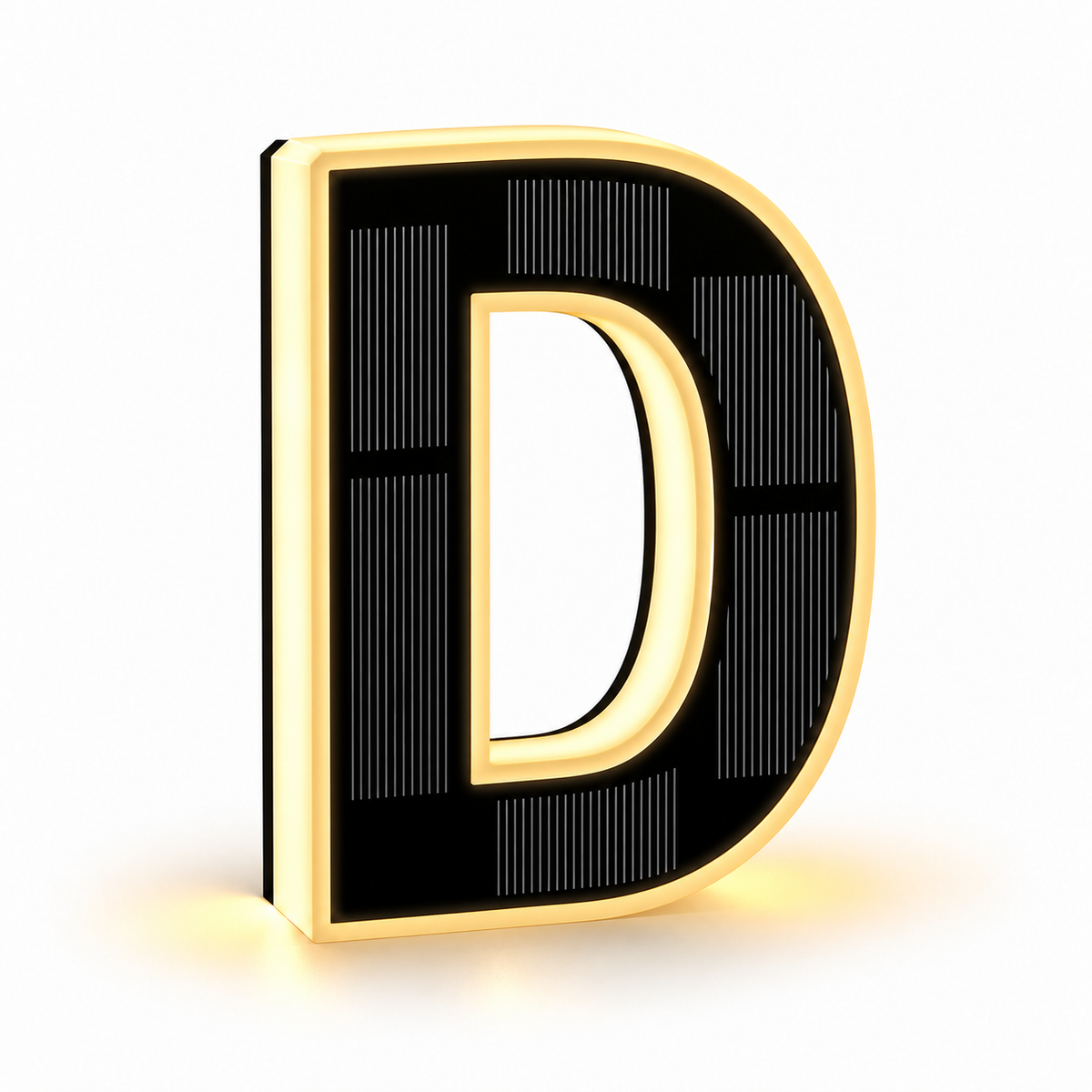 Solar Powered LED House Numbers Light