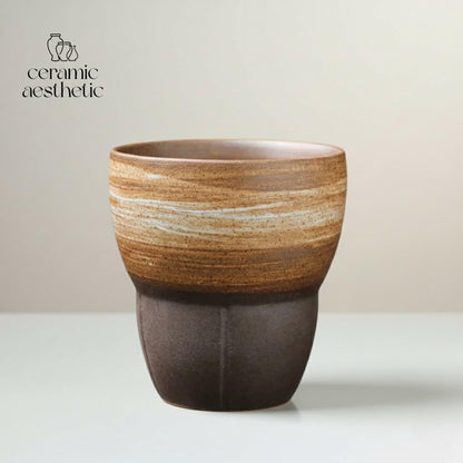 Retro Rough Ceramic Espresso Cup