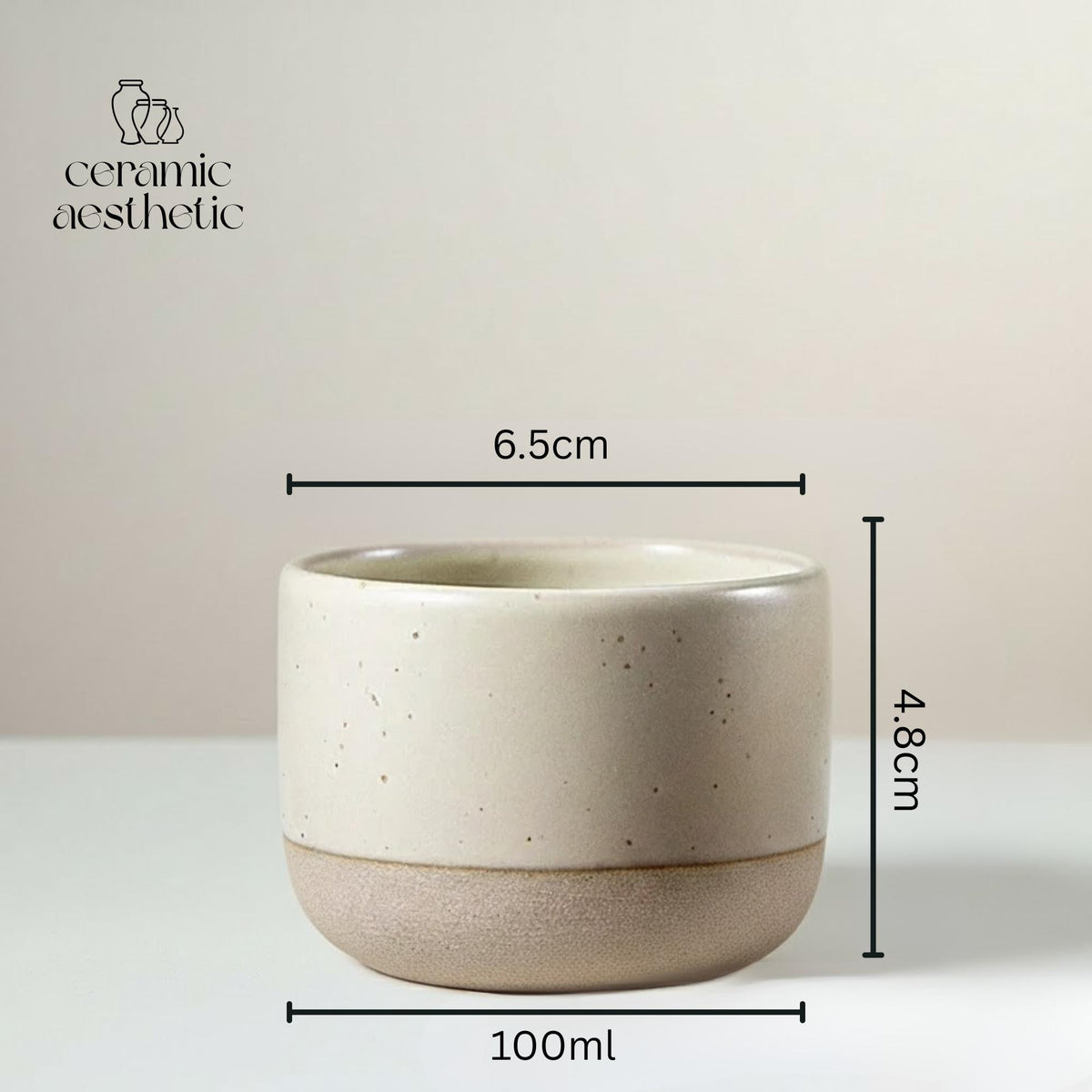 Japanese Vintage Stoneware Coffee Mug