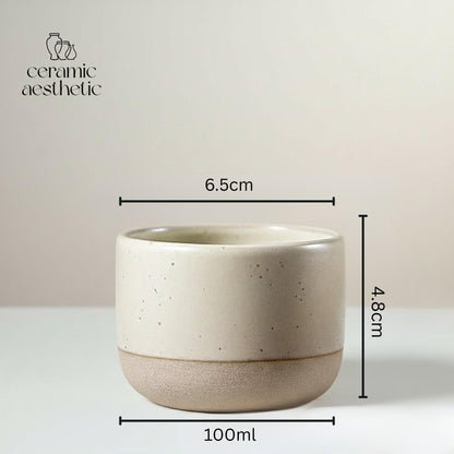 Japanese Vintage Stoneware Coffee Mug