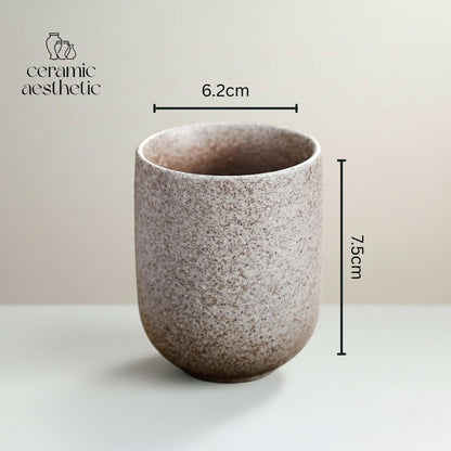 Japanese Vintage Stoneware Tea Cup
