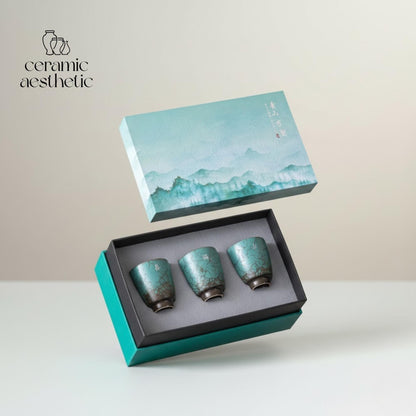 Zen Porcelain Cup Set – Gift Edition