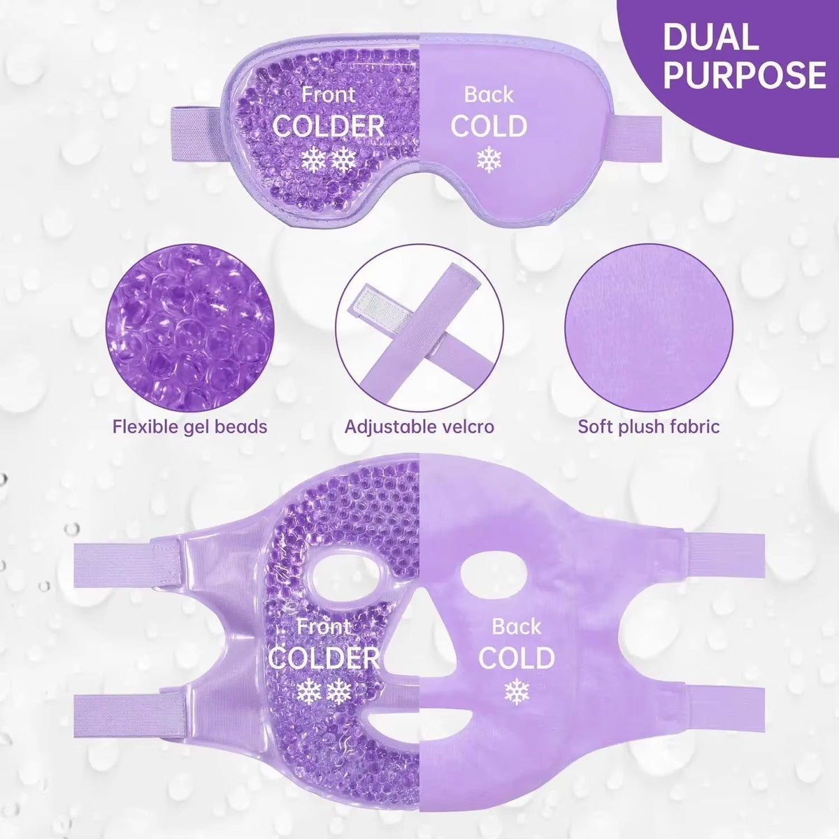 Reusable Hot & Cold Compress Gel Eye Mask