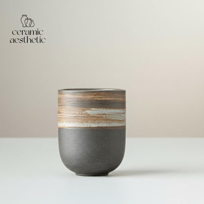 Japanese Vintage Stoneware Tea Cup