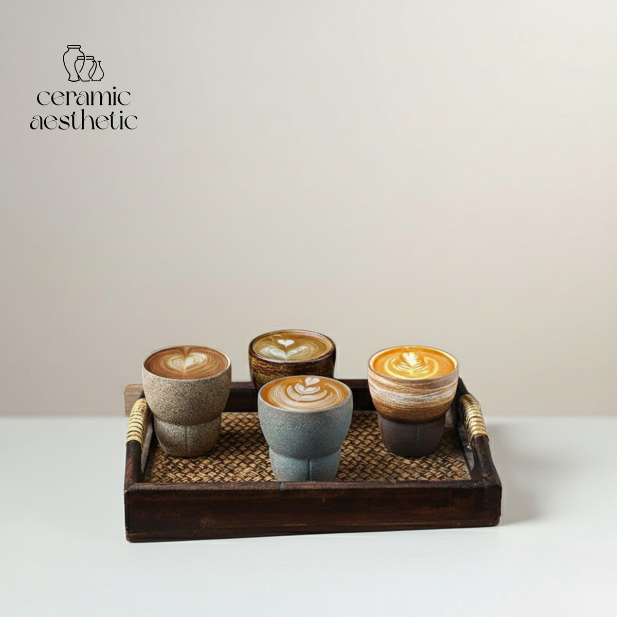 Retro Rough Ceramic Espresso Cup