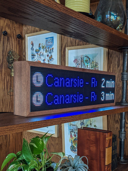 NYC Realtime Subway Clock