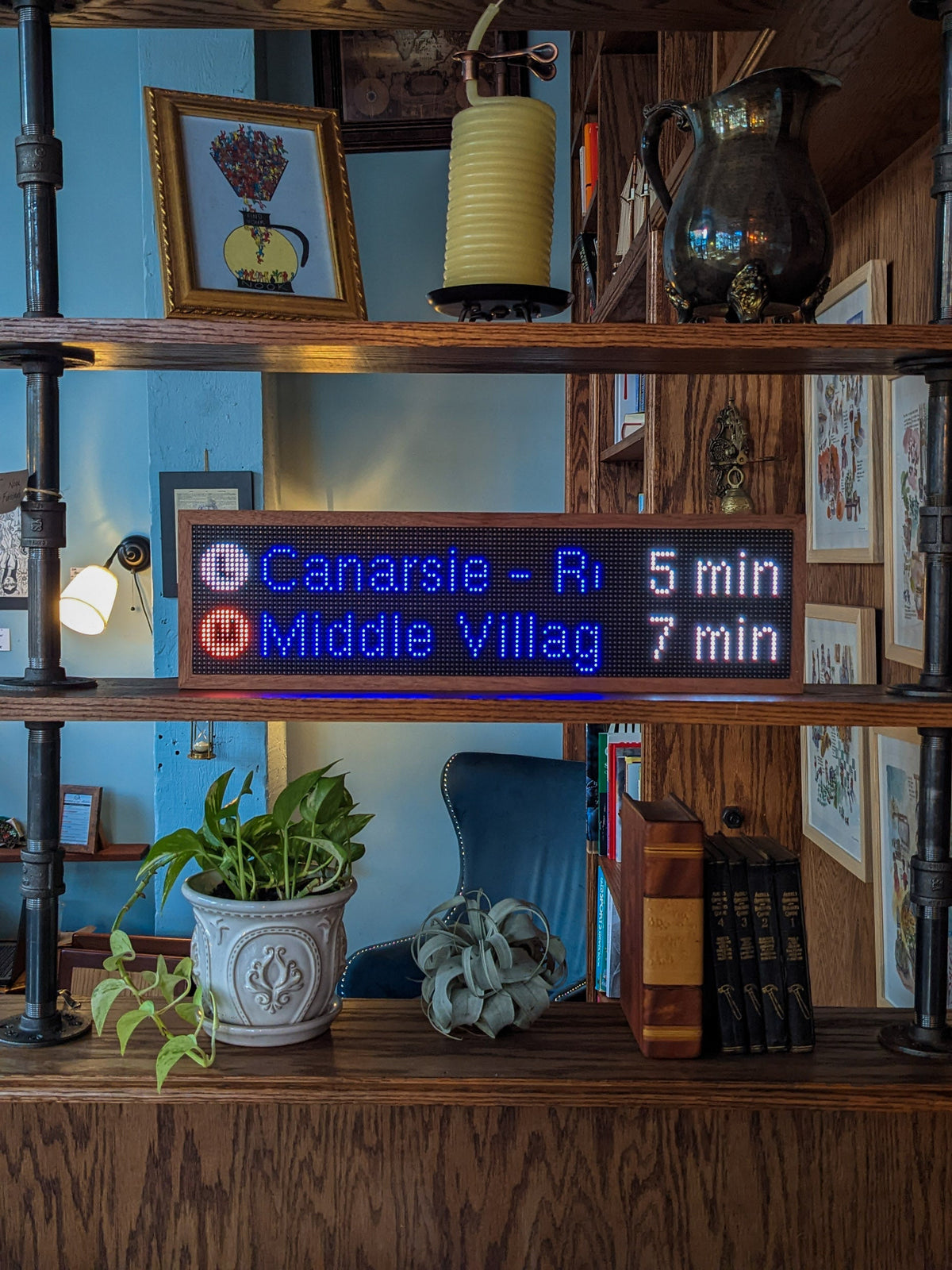 NYC Realtime Subway Clock