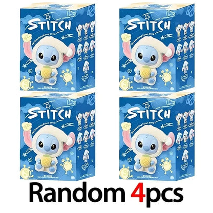 nuevo Stitch Plush Doll Blind Box Eat Before Sleep Series Vinyl Hanging Bag Cute Mystery Toy