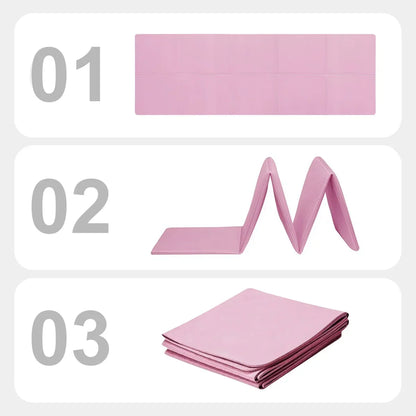 Non-Slip Yoga & Pilates Exercise Mat – 3/4/6mm Thickness