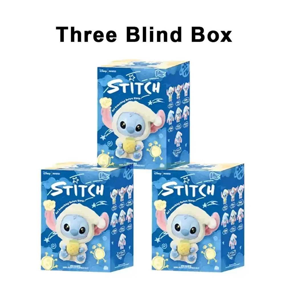 New Stitch Blind Box Bag Eat Some Thing Before Sleep Series Vinyl Pendant Cute Doll Mystery Box Fluffy Doll Surprise Gift Sale