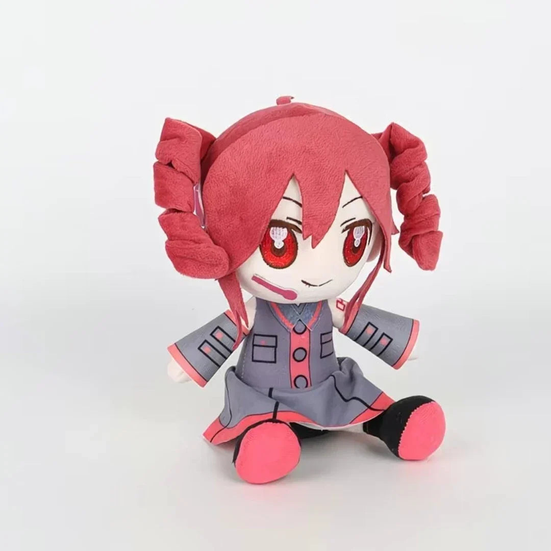 23CM Kasane Teto Plush Toy Soft Doll Stuffed Plushies Figure Anime Cosplay Cartoon Birthday Present Christmas Gift for Fans Girl