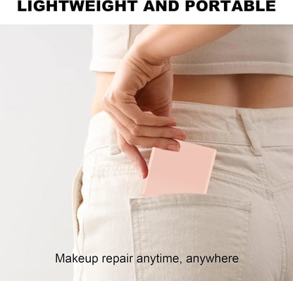 Foldable Compact Makeup Mirror with 6 LED Lights