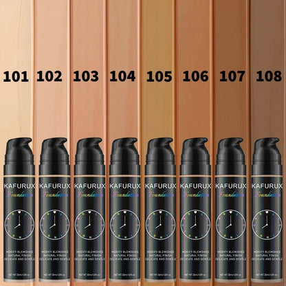 8 colors Liquid Foundation Effective Concealer Waterproof Sweat-resistant Face Korean Makeup Porfession Face Base Cosmetics Gift