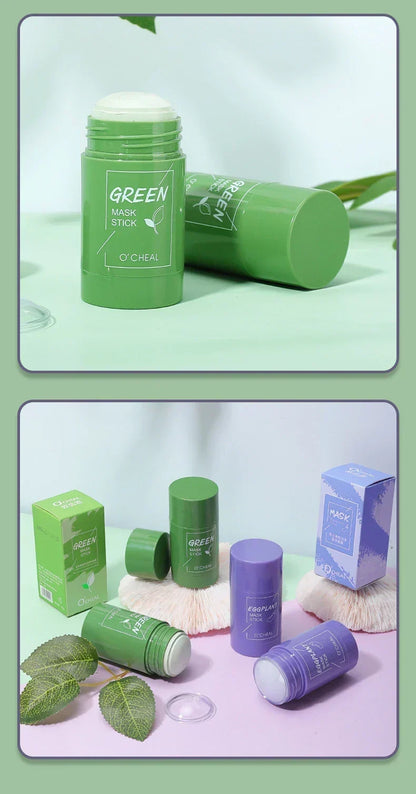 Solid Green Tea & Honey Moisturizing Facial Mask Stick