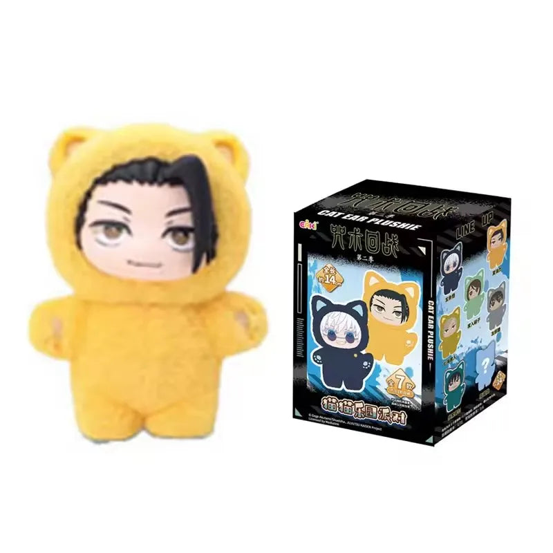 2026New EAKI Jujutsu Kaisen Season 2 Cat Park Party Gojo Satoru Blind Box Doll Pendant Bag Model Series Toys