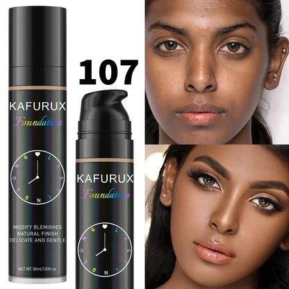 8 colors Liquid Foundation Effective Concealer Waterproof Sweat-resistant Face Korean Makeup Porfession Face Base Cosmetics Gift