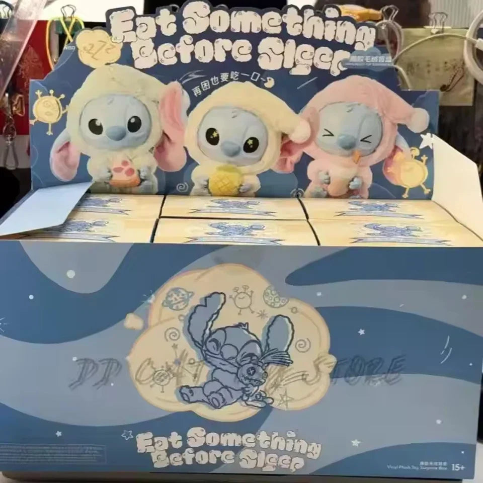 New Stitch Blind Box Bag Eat Some Thing Before Sleep Series Vinyl Pendant Cute Doll Mystery Box Fluffy Doll Surprise Gift Sale