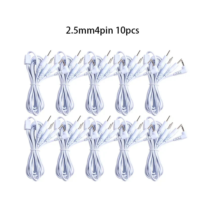 TENS/EMS Electrode Lead Wires – 2/4-Pin Options
