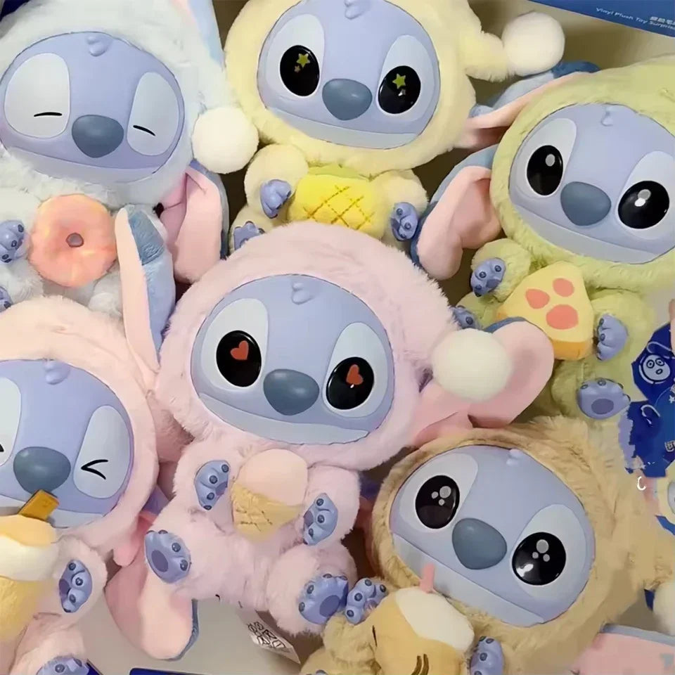 New Stitch Blind Box Bag Eat Some Thing Before Sleep Series Vinyl Pendant Cute Doll Mystery Box Fluffy Doll Surprise Gift Sale