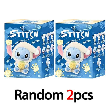 nuevo Stitch Plush Doll Blind Box Eat Before Sleep Series Vinyl Hanging Bag Cute Mystery Toy