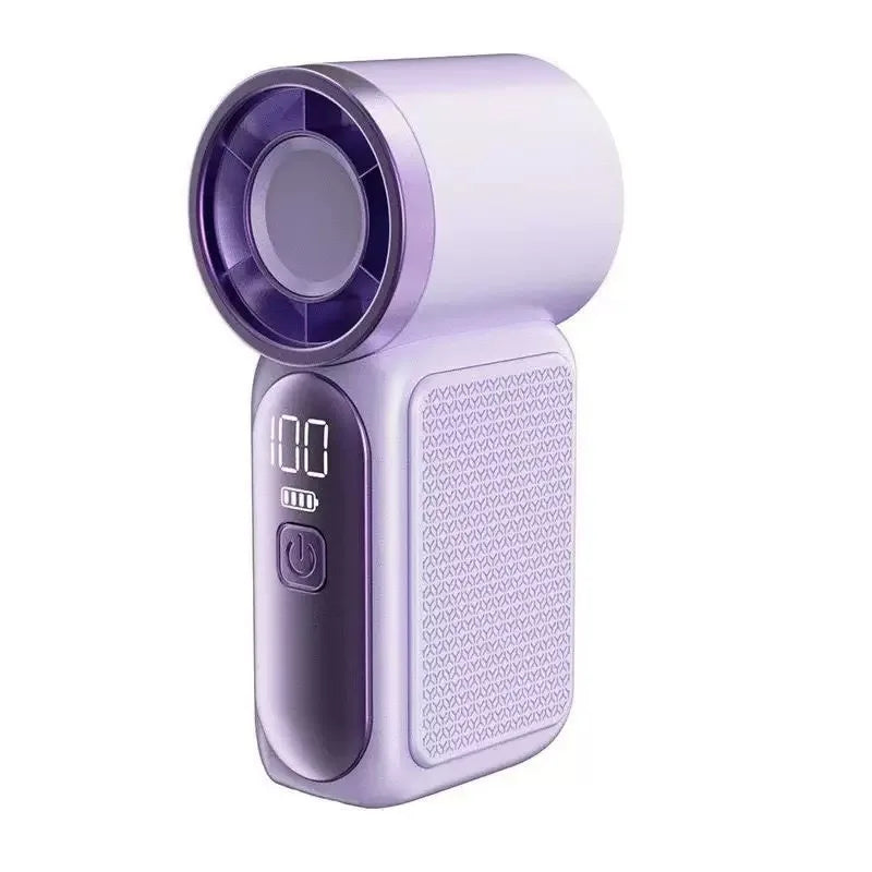 Portable Mini Handheld Fan With 5-Speed USB Rechargeable