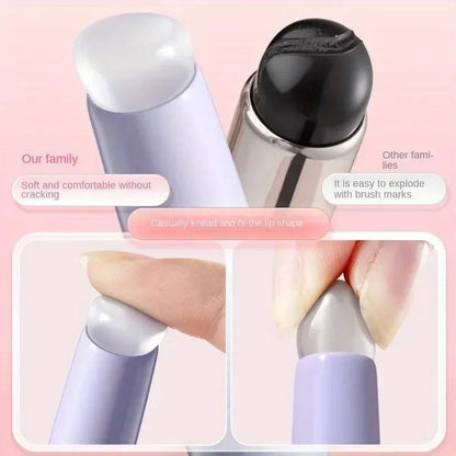 Silicone Lip Brush & Applicator with Protective Cap