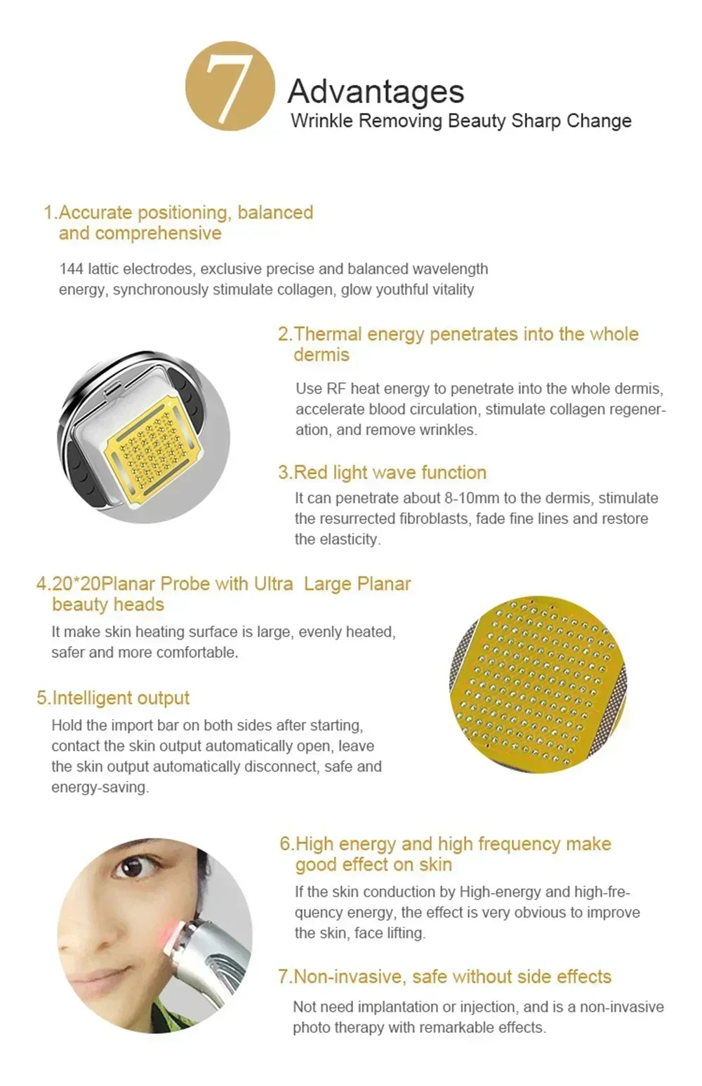 Electric Facial Skincare Device – Machine & Replacement Heads