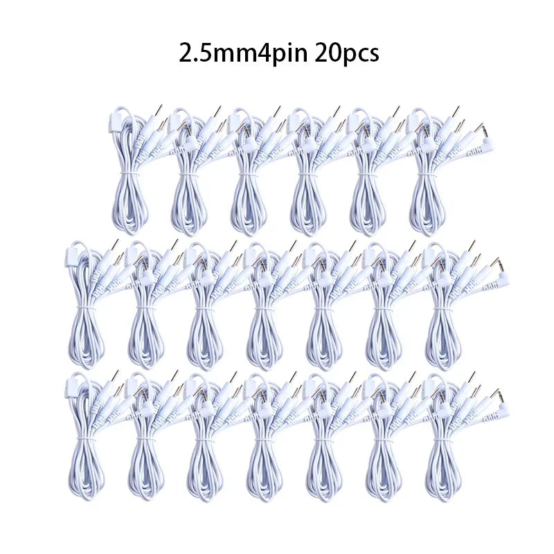 TENS/EMS Electrode Lead Wires – 2/4-Pin Options