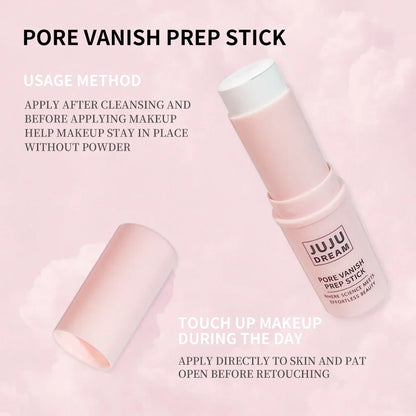Face Primer Stick,Invisible Pore Base Stick Makeup Concealer Isolation Makeup Front Pore Base Modifying Skin Color Primer Makeup