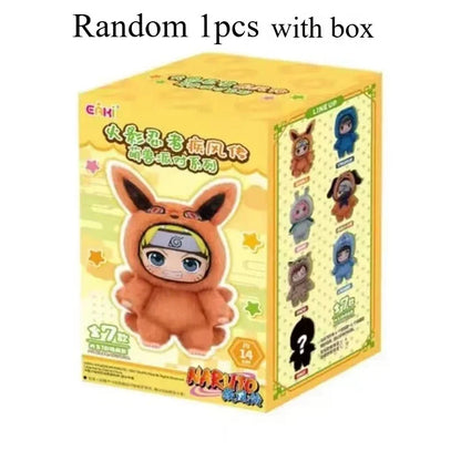 HOT!!Shippuden Beast Party Series Cute Plush Doll Toy Cartoon Backpack Pendant Anime Peripheral Gift Box Naruto Blind Box Gift