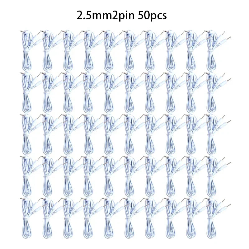 TENS/EMS Electrode Lead Wires – 2/4-Pin Options